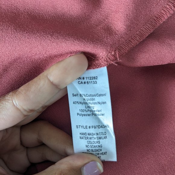 Adelyn Rae Women's Alisa Dusky Rose Lace Cocktail Minidress Size S - Picture 6 of 9